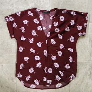 Forever 21 Contemporary Floral Blouse - Size XS